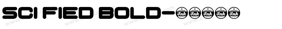 Sci Fied Bold字体转换
